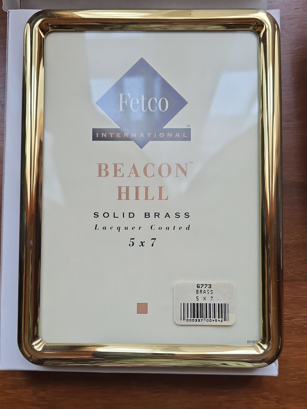 BOGO - New Solid Brass Picture Frames. One 5x7 & the other is 3.5x5 double frame